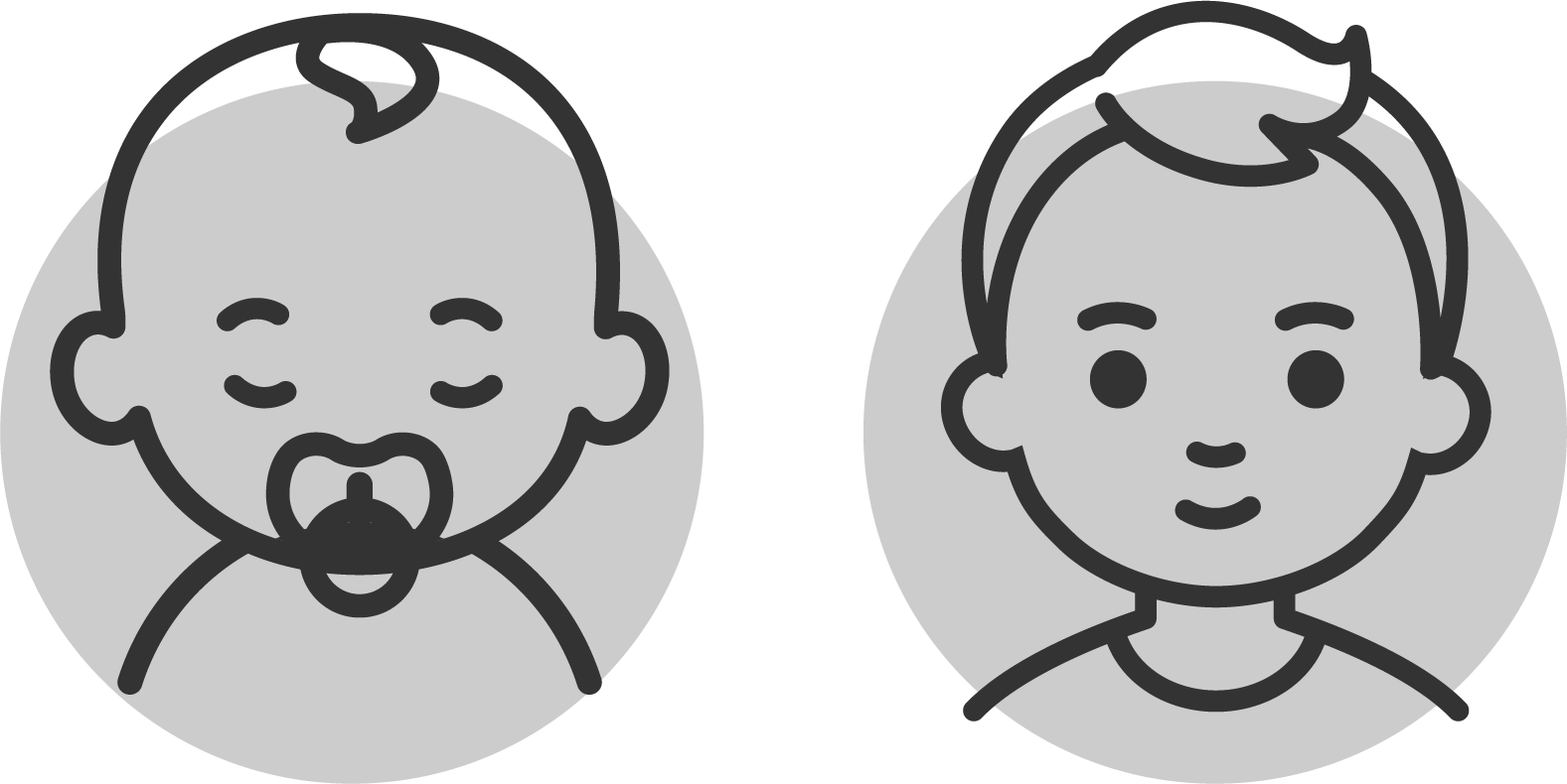 Warning icon with reproductive system illustration